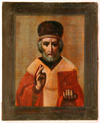 Икона святителя Николая Чудотворца. Конец XIX - начало XX века